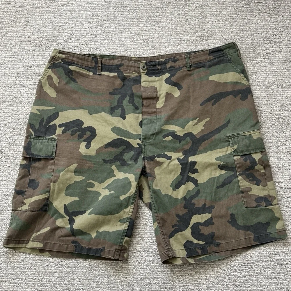Rothco BDU Cargo Short Mens 3XL Desert Camouflage Adjustable Waist 47-51 Army